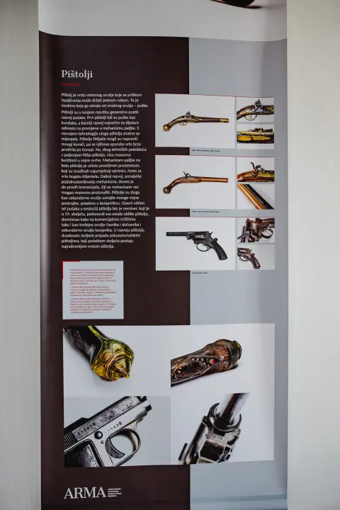 Dalmatinska raskošna sablja, sudanska kaskara, revolveri, jatagani...U Muzeju pogledajte odličnu izložbu oružja