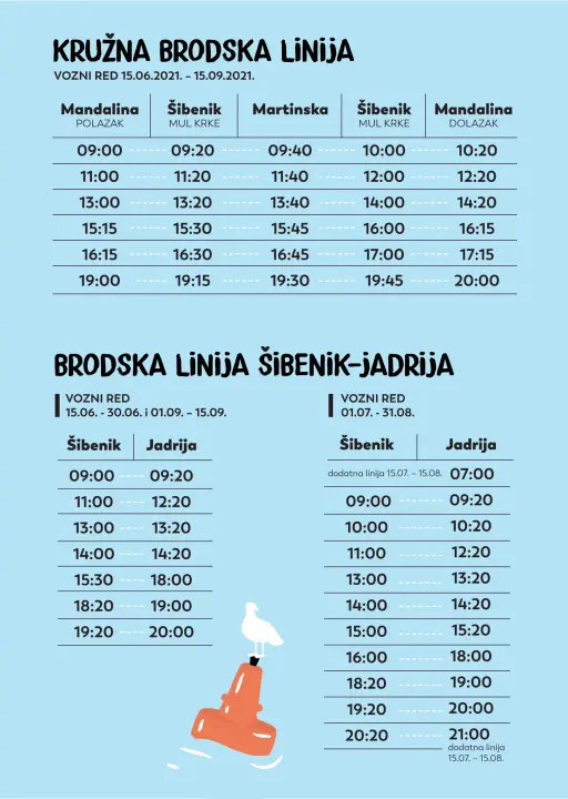 Vrijeme je za kupanje: Do Martinske i Jadrije gradskom brodskom linijom! 