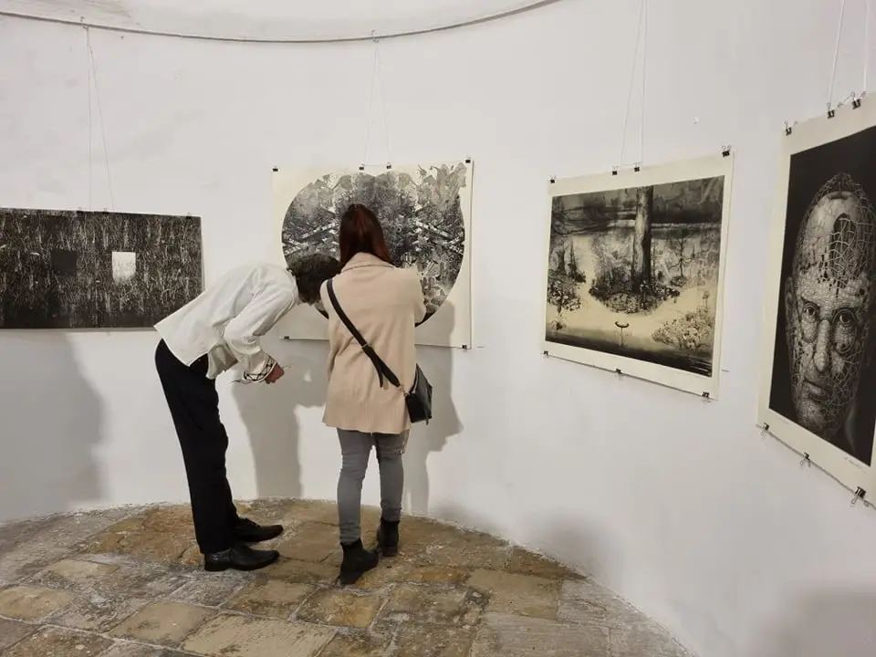 U Galeriji sv. Krševana suvremena japanska tehnika 32 HANGA: 'Ova izložba je jedan most između Šibenika i Tokija'  