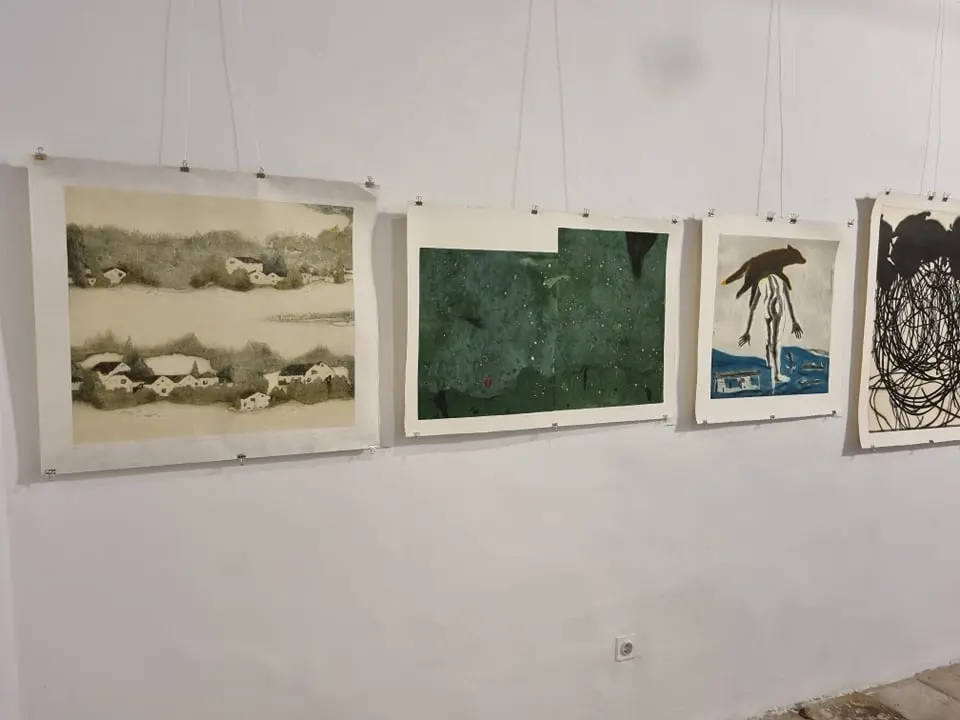 U Galeriji sv. Krševana suvremena japanska tehnika 32 HANGA: 'Ova izložba je jedan most između Šibenika i Tokija'  