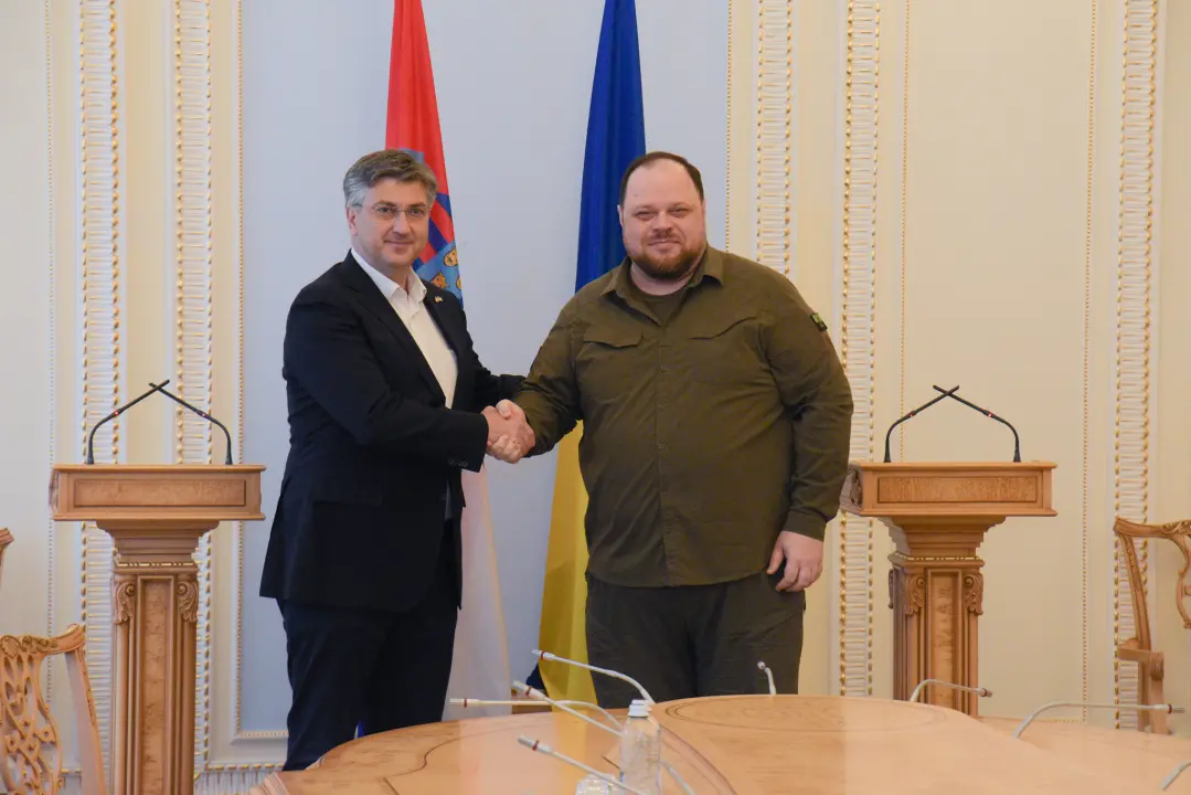 Predsjednik Vlade Plenković u posjetu Ukrajini, u Kijevu se sastaje s ukrajinskim državnim vrhom
