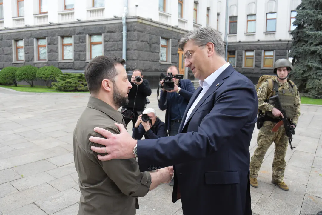 Predsjednik Vlade Plenković u posjetu Ukrajini, u Kijevu se sastaje s ukrajinskim državnim vrhom