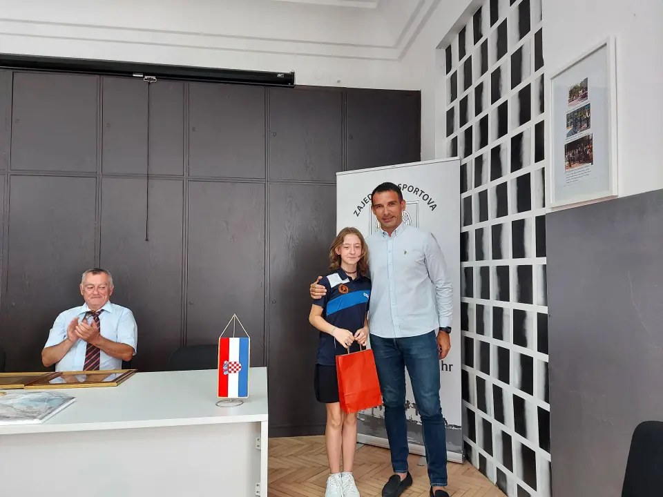 STK Šibenik i predsjednik HSTS Pospiš na prijemu u Zajednici sportova grada Šibenika