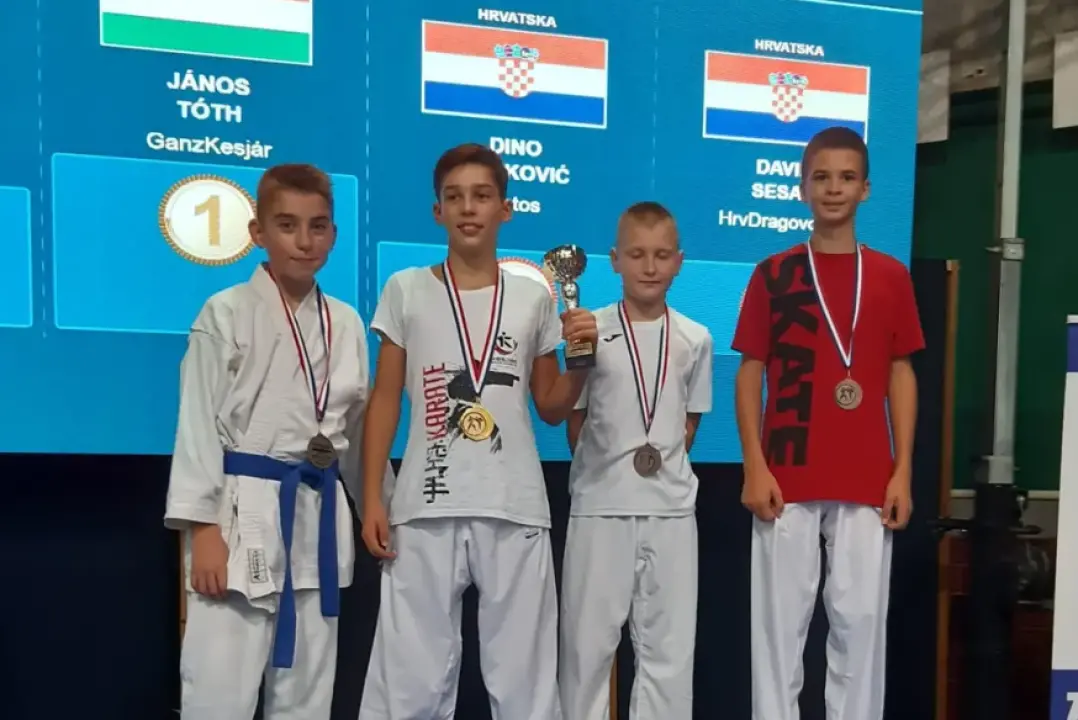 Tri člana Karate kluba Šibenik u finalu zagrebačkog turnira