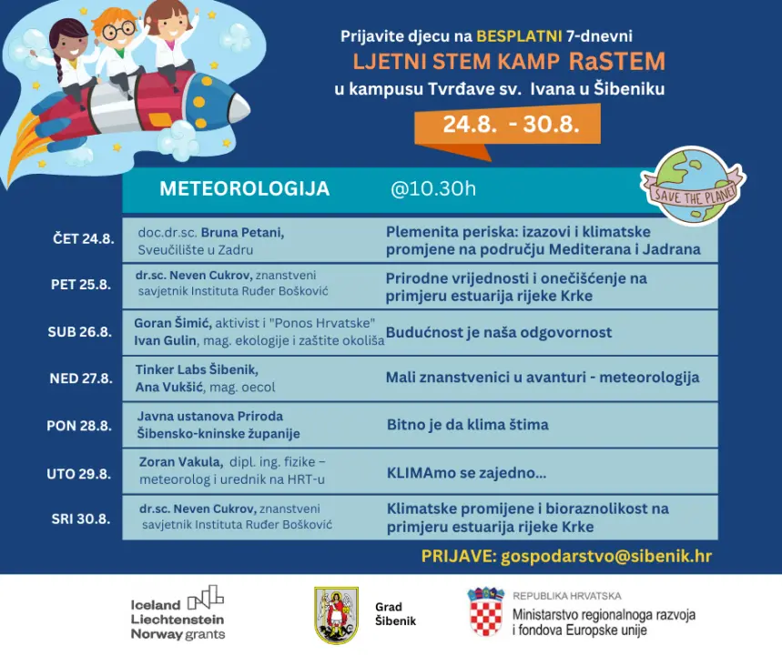 Prijavite djecu na BESPLATNI 7-dnevni ljetni STEM kamp RaSTEM! 