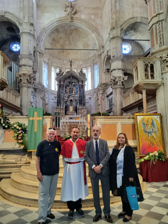 Posjet Šibeniku predsjednika odbora Europskog parlamenta za putove Svetog Jakova Hrvatskoj 