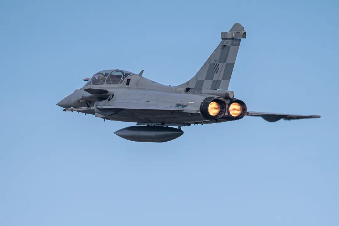 Ovo je prvi hrvatski borbeni avion Rafaele, spreman je za primopredaju