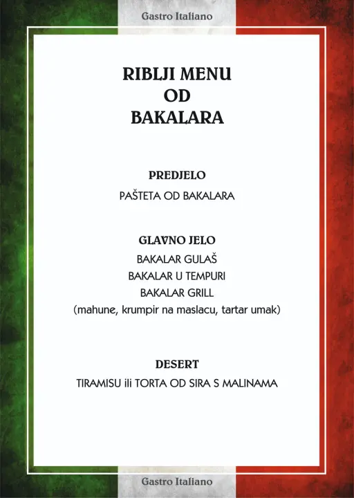 Organizirajte domjenak u restoranu Gastro Italiano! 