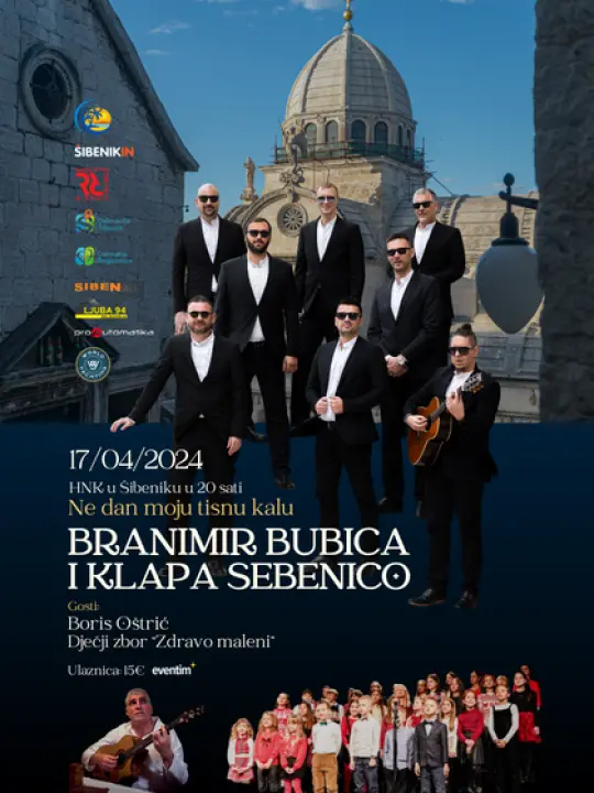 U šibenskom kazalištu promocija albuma Branimira Bubice i Klape Sebenico  