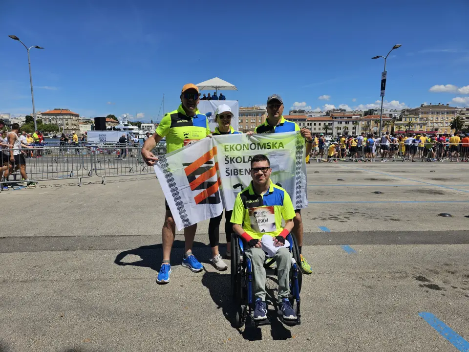 Učenik Antonio Šaršanski sudjelovao u utrci Wings for Life World Run 2024. u Zadru  