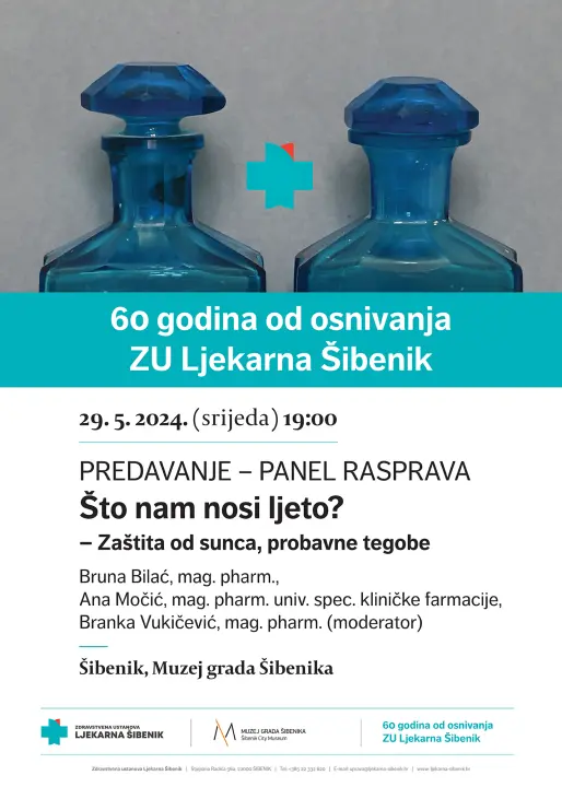 Ljekarna Šibenik osnovana je prije 60 godina, u povodu toga pripremili zanimljiv program