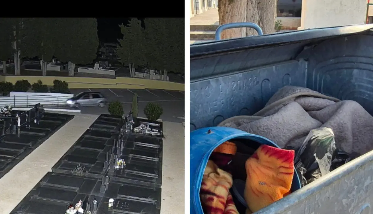 Usred noći ušao autom na groblje Kvanj i iskrcao svoje smeće u kontejner