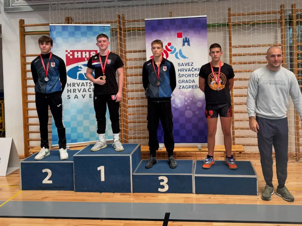 Šibenski hrvač Jakov Bulat brončani na Prvenstvu Hrvatske U15