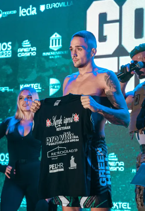 Borilački događaj 'Golden Fight 6' večeras na Baldekinu, sinoć održan uvod