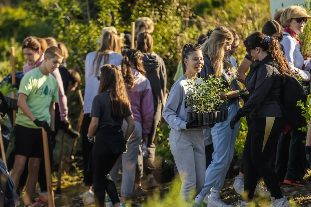 Stotine volontera pošumljavalo požarište u Grebaštici