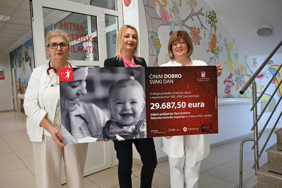 Odjel pedijatrije šibenske bolnice dobio novi holter EEG uređaj