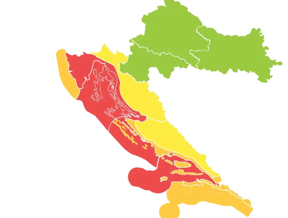 Danas sunčano do 14 stupnjeva, sutra orkanska bura