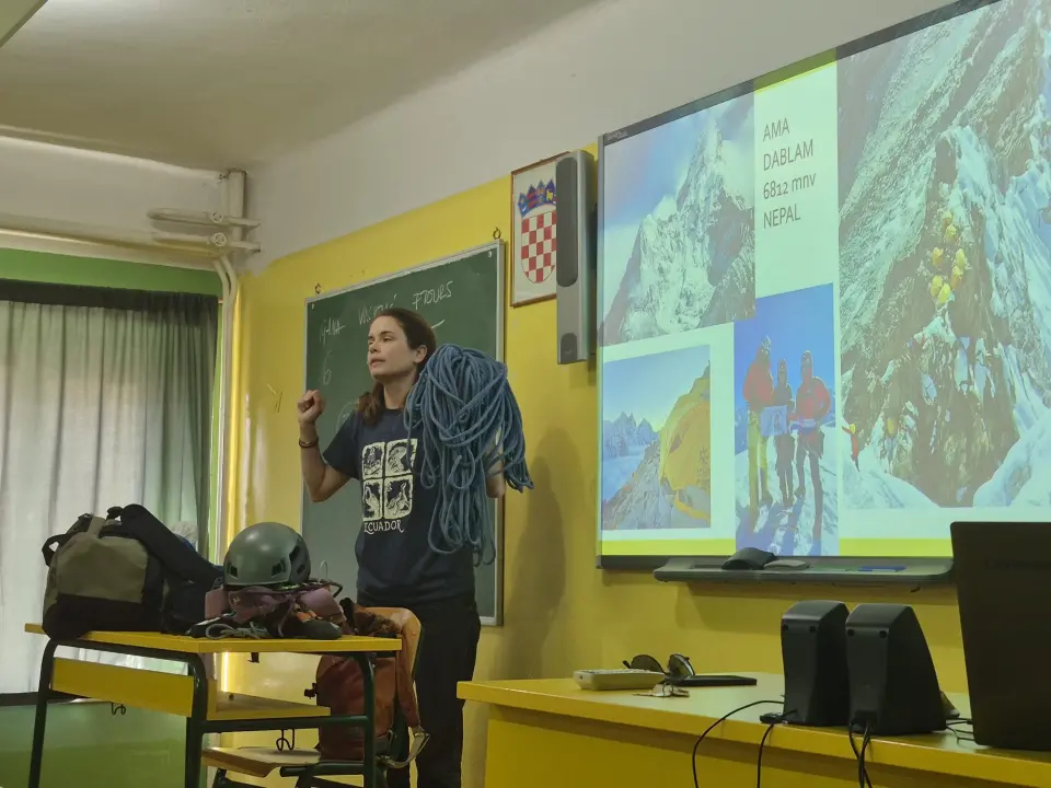 Antonia Viljac u šibenskoj gimnaziji