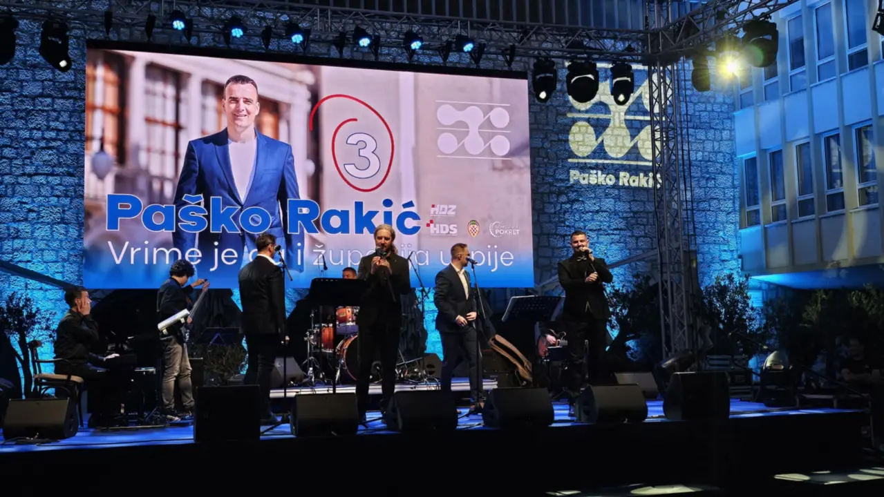 HDZ Šibensko-kninske županije proslavio 35. obljetnicu: Finale slavlja uz šibenski koncert 'Četiri Tenora' 