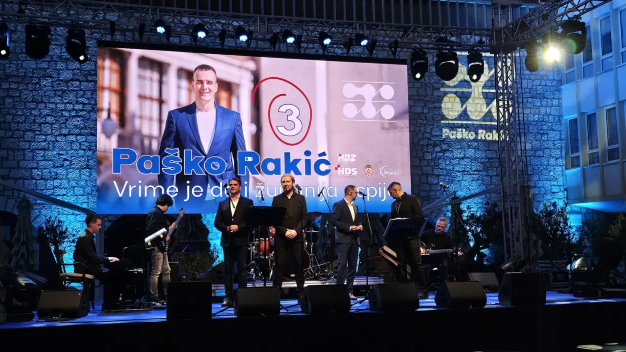 HDZ Šibensko-kninske županije proslavio 35. obljetnicu: Finale slavlja uz šibenski koncert 'Četiri Tenora' 
