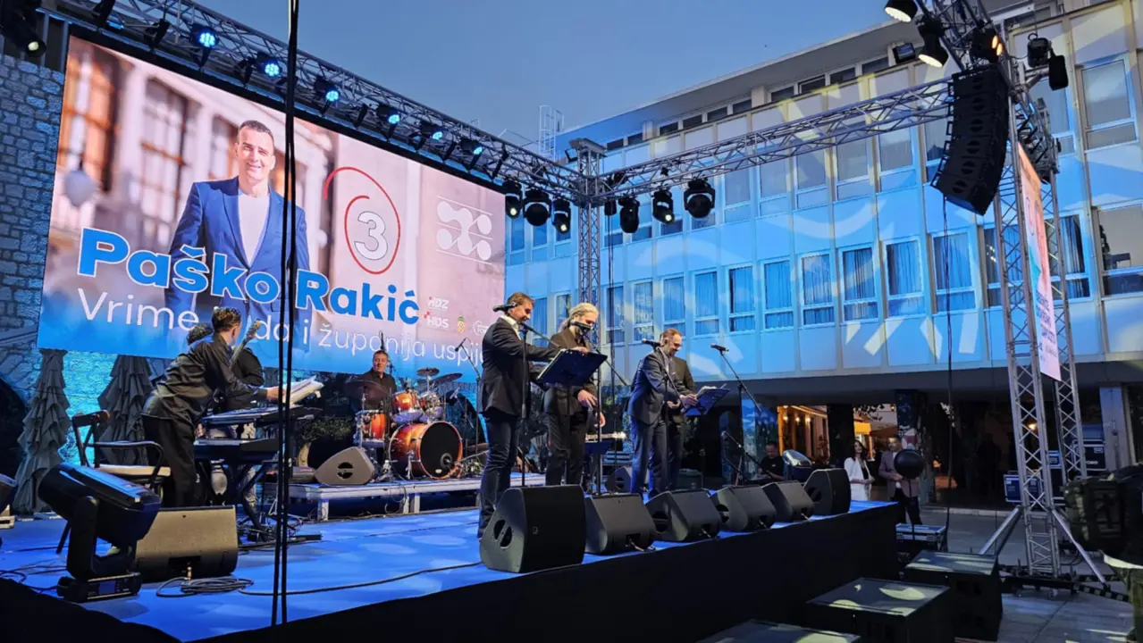 HDZ Šibensko-kninske županije proslavio 35. obljetnicu: Finale slavlja uz šibenski koncert 'Četiri Tenora' 