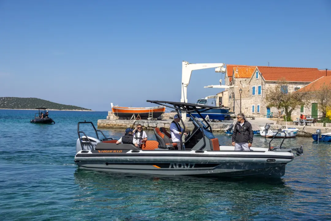 FOTO Šibenik domaćin ekskluzivnog testiranja Highfield plovila i International Press Daysa