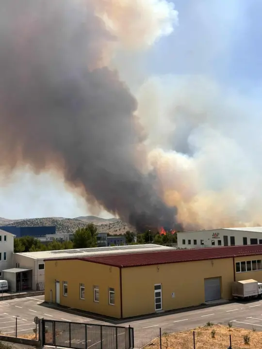 Požar na Bikarcu