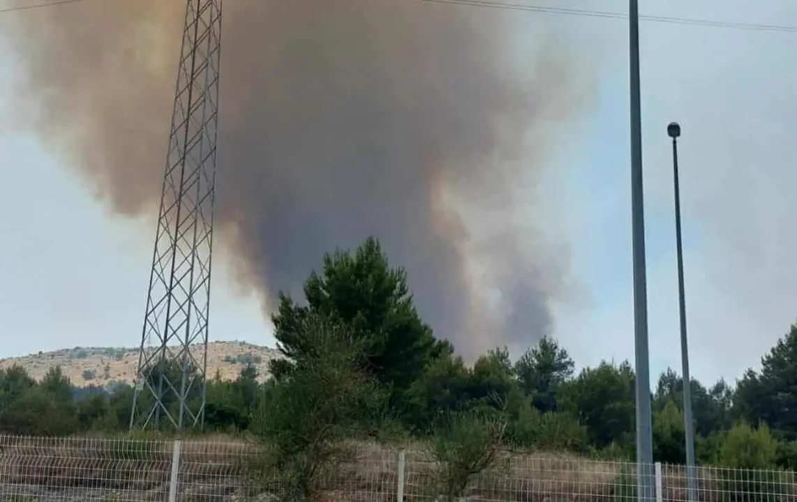 Požar na Bikarcu