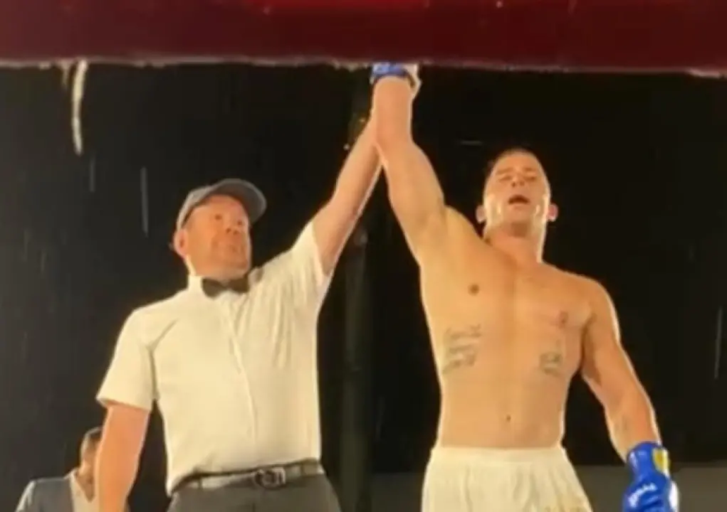 FOTO Stipe Verović nokautirao protivnika u Maloj Buni: 'Hvala dragom Bogu, organizatoru, mom timu, djevojci i sponzorima'